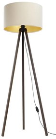 Stojacia lampa STANDART 1xE27/60W/230V krémová/hnedá