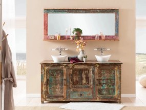 furniture-nabytek.cz - Masívna sada kúpeľňového nábytku Blue Lagoon z mangového dreva, lakovaná, farebná