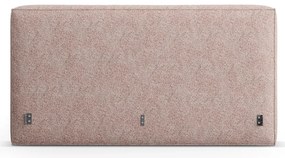 Svetloružové čalúnené čelo postele 189x100 cm Olivia – Micadoni