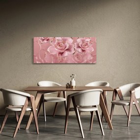Obraz - Kvetinový dekor (120x50 cm)