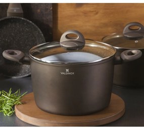 Valdinox Aurum Kastról s nepriľnavým povrchom s pokrievkou, 24 cm, 6 l