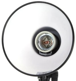 Aigostar - Stolná lampa 2v1 1xE27/40W/230V čierna