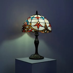 Brilagi - Tiffany vitrážová stolná lampa MIRABELLA 1xE27/60W/230V