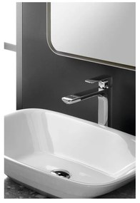 Stojančeková umývadlová batéria v lesklej striebornej farbe Spy – Sapho