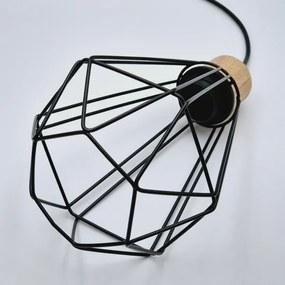 Brilagi - Luster na lanku WOODY BASKET 2xE27/60W/230V dub