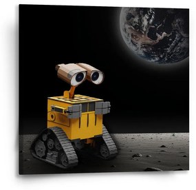 Sablio Obraz Wall-E robot Mesiac - 50x50 cm