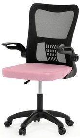 Autronic BONTEC Detská stolička, hojdací mechanizmus, šedá sieťovina, KA-K2006 GREY Farba: Ružová