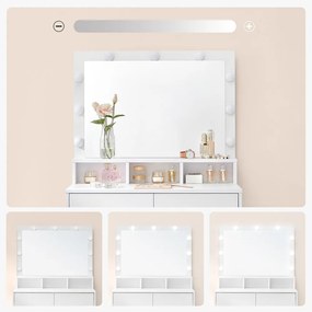 SONGMICS Toaletný stolík VASAGLE RDT120T10