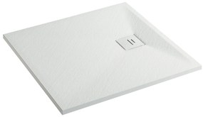 Erga Hyper, SMC sprchová vanička 140x70x2,6 cm + sifón, biela matná, ERG-V06-SMC-7014S-WH