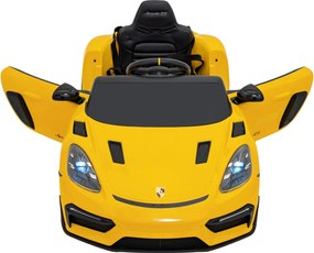 Ramiz Porsche Spyder RS 718 Žlté športové auto