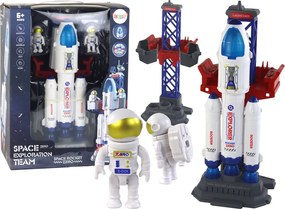 LEAN Toys Vesmírna misia Raketa Nula Vesmírna raketa Astronauti