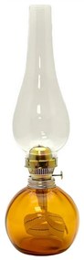 Floriánova huť Petrolejová lampa BASIC 38 cm amber FL0024