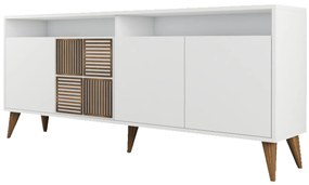 Dizajnová komoda Cadelaria 180 cm biela