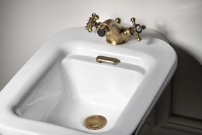 Sapho Sapho, ANTEA stojánkova bidetová batéria s výpusťou, bronz, 3186