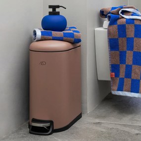 Modro-hnedé uteráky z bio bavlny v súprave 2 ks 40x55 cm Retro - Mette Ditmer Denmark