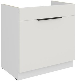 Kuchynská skrinka Aria-Wh/Wh Anti Fingerprint 80zl 1s Bb