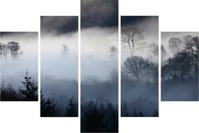 Obraz hmly nad lesom (150x105 cm)