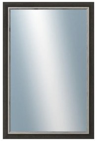 DANTIK - Zrkadlo v rámu, rozmer s rámom 40x60 cm z lišty TAIGA čierna (3108)