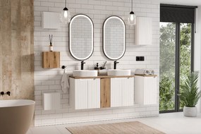 Comad Kúpeľňová skrinka pod umývadlo Nova White 50 biela
