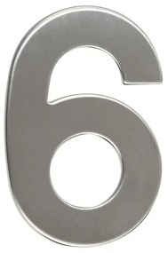 Domové číslo "6", RN.95L, nerez
