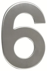 Domové číslo "6", RN.95L, nerez
