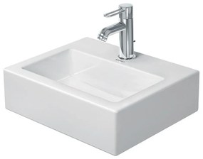 DURAVIT Vero závesné umývadielko Med s otvorom, bez prepadu, 450 x 350 mm, biela, 0704450041