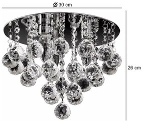 Stropné svietidlo 3xE14/60W/230V