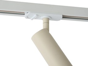 Moderný koľajnicový systém s 5 bodovými svetlami biely s béžovou 1-fázový GU10 35mm - Iconic Jeana Luxe