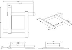 Trio - LED Stmievateľné stropné svietidlo BELFAST LED/18W/230V + LED/14W