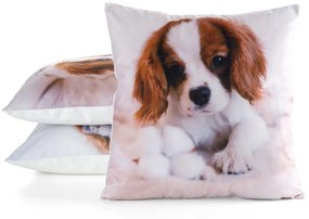 DETSKÁ DEKORAČNÁ OBLIEČKA NA VANKÚŠ ANIMAL72 45X45 CM VZOROVANÁ
