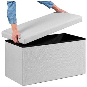 Livarno home Lavica s úložným priestorom (bledosivá)  (100393705)