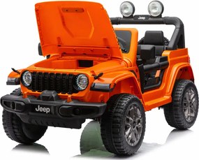 LEAN CARS Elektrické autíčko Jeep Rubicon 4x4 DK-JWR556 4x200W 24V oranžové