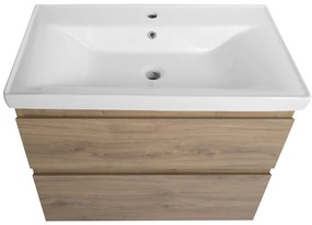 Aqualine Sapho, ALTAIR umývadlová skrinka 77,5x60x45cm, dub emporio