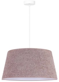 Duolla - Luster na lanku BOUCLE 1xE27/15W/230V pr. 50 cm hnedá