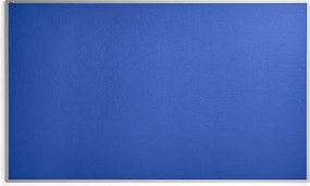 Nástenka VIRGINIA, 2000x1200 mm, modrá, hliníkový rám