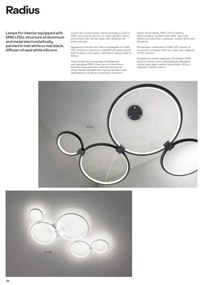 Redo 01-1742 - LED Luster na lanku RADIUS LED/45W/230V biela