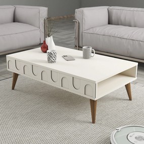 Konferenčný stôl Lyon 34 - Cream, Walnut