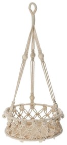 Závesný držiak na kvetináč MAKARY 60 cm béžový