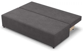 Dvojmiestna pohovka FERMO Poso rozkladacia, tmavosivá