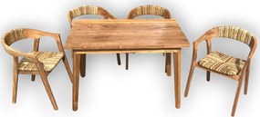 ROSARIO 120cm+ISABELLA SET - teakový nábytok