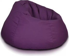 Sedací vak guľa Maxi polyester TiaHome - fialová
