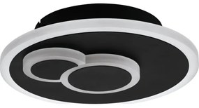 Eglo 30659 - LED Stropné svietidlo CADEGAL LED/7,8W/230V pr. 20 cm čierna