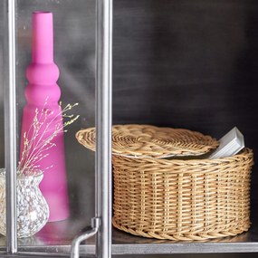 Bloomingville Úložný ratanový košík s vekom Kay