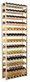 Drevený regál na víno Klasik pre 91 fliaš