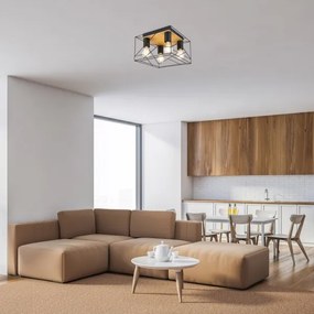 Rabalux 71024 - Stropné svietidlo BOIRE 4xE27/40W/230V