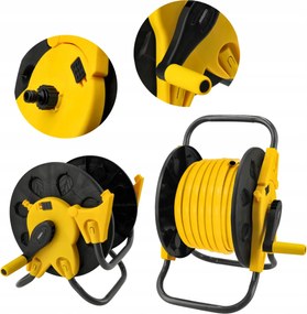 CROWNMAN Navíjací stojan na záhradnú hadicu 45m