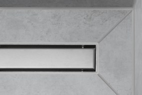 Hansgrohe RainDrain Match, vrchná sada sprchového žľabu 800 s výškovo nastaviteľným rámom, chrómová, HAN-56038000
