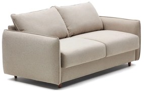 Béžová rozkladacia pohovka 185 cm Carlota – Kave Home