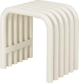 Béžová kovová záhradná stolička Nokk – noo.ma