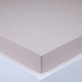 Napínacia plachta na posteľ jersey EXCLUSIVE kávová 180 x 200 cm